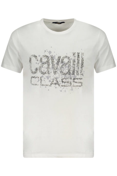 Cavalli Class T-Shirt Maniche Corte Uomo Bianco