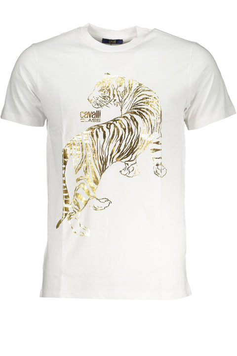 Cavalli Class T-Shirt Maniche Corte Uomo Bianco