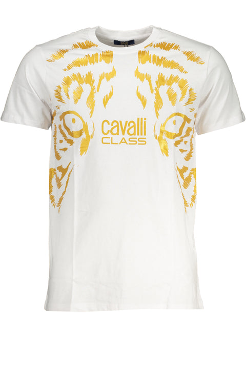 Cavalli Class T-Shirt Maniche Corte Uomo Bianco