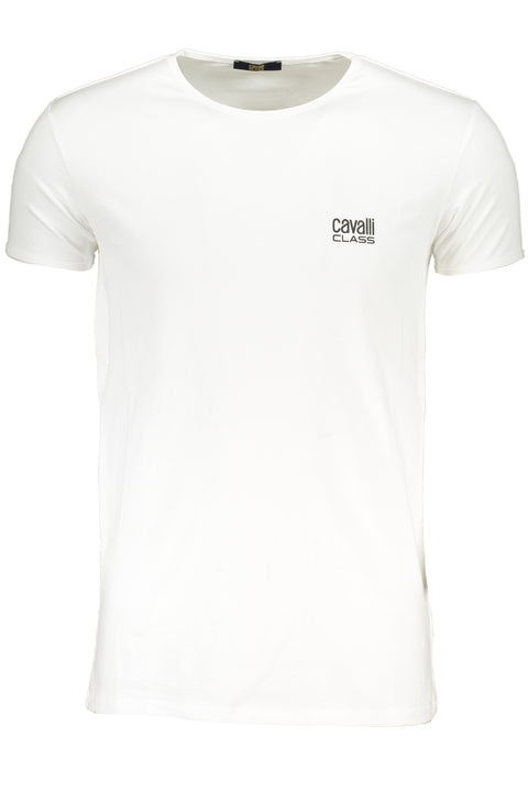 Cavalli Class T-Shirt Maniche Corte Uomo Bianco