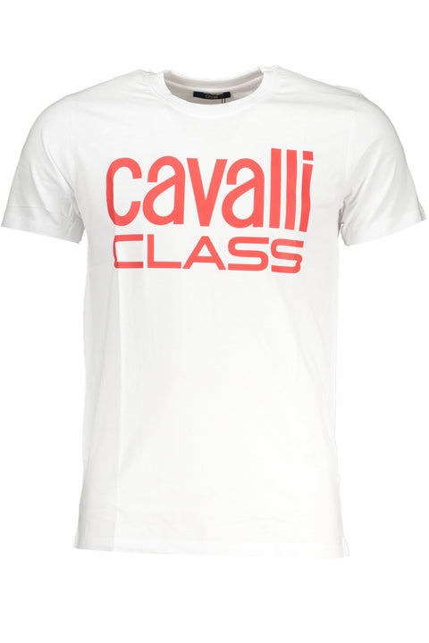 Cavalli Class T-Shirt Maniche Corte Uomo Bianco