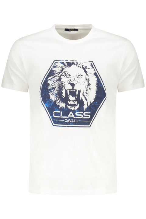 Cavalli Class T-Shirt Maniche Corte Uomo Bianco