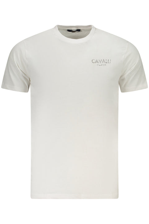 Cavalli Class T-Shirt Maniche Corte Uomo Bianco