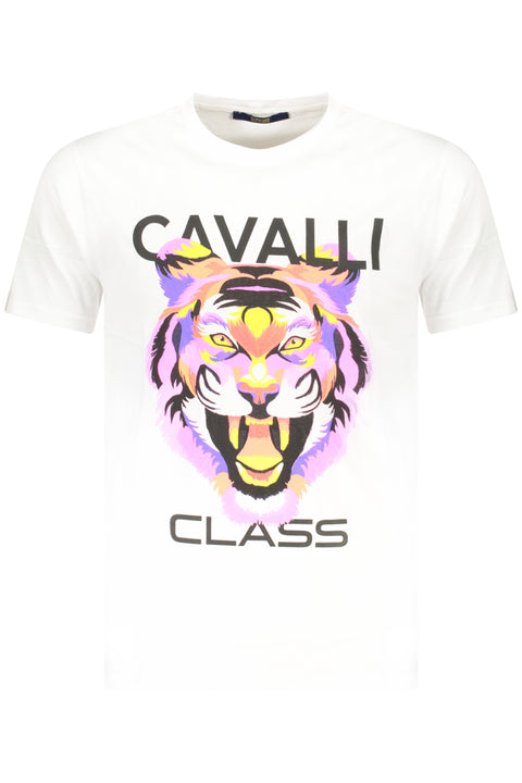 Cavalli Class T-Shirt Maniche Corte Uomo Bianco