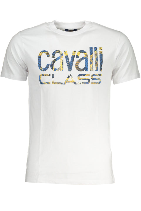 Cavalli Class T-Shirt Maniche Corte Uomo Bianco