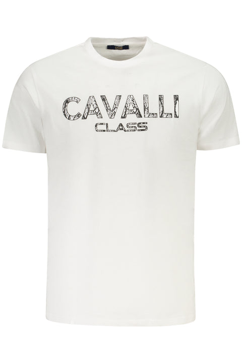 Cavalli Class T-Shirt Maniche Corte Uomo Bianco