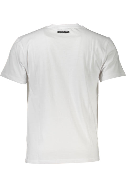 Cavalli Class T-Shirt Maniche Corte Uomo Bianco