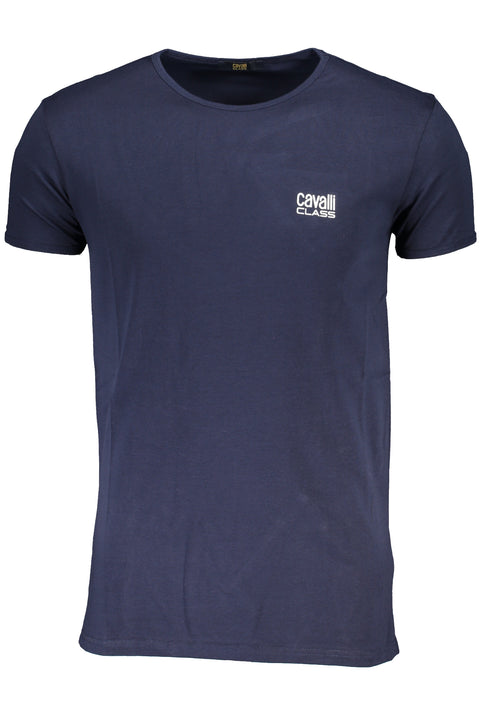 Cavalli Class T-Shirt Maniche Corte Uomo Blu