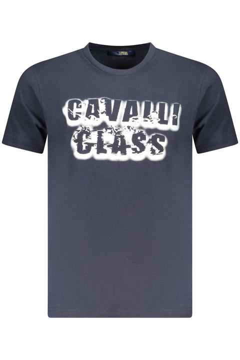 Cavalli Class T-Shirt Maniche Corte Uomo Blu