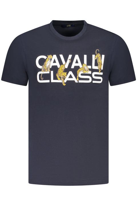 Cavalli Class T-Shirt Maniche Corte Uomo Blu