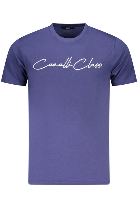 Cavalli Class T-Shirt Maniche Corte Uomo Blu