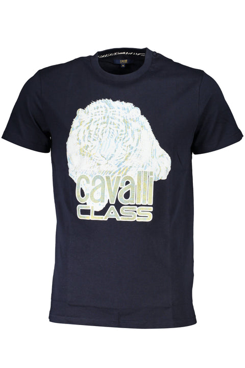 Cavalli Class T-Shirt Maniche Corte Uomo Blu