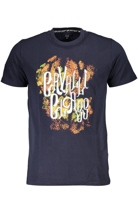 Cavalli Class T-Shirt Maniche Corte Uomo Blu