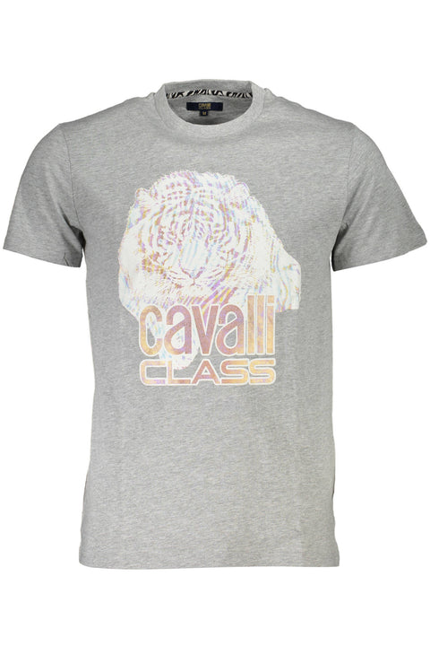 Cavalli Class T-Shirt Maniche Corte Uomo Grigio