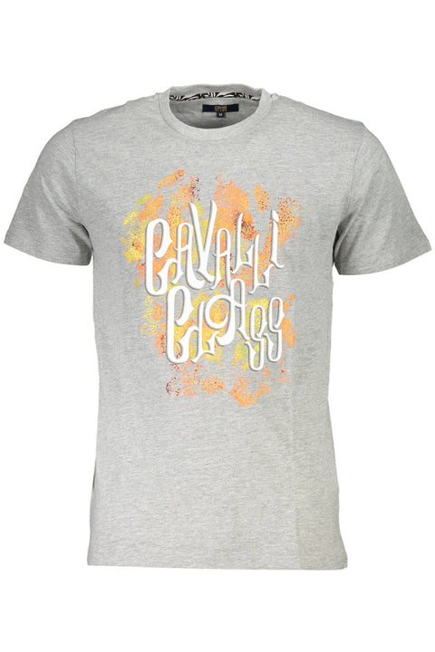 Cavalli Class T-Shirt Maniche Corte Uomo Grigio