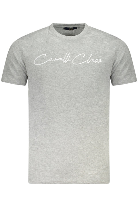 Cavalli Class T-Shirt Maniche Corte Uomo Grigio