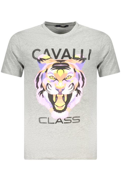 Cavalli Class T-Shirt Maniche Corte Uomo Grigio