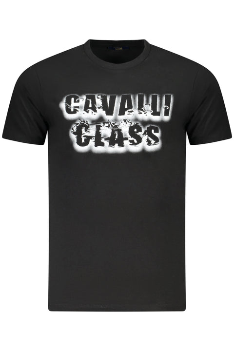 Cavalli Class T-Shirt Maniche Corte Uomo Nero