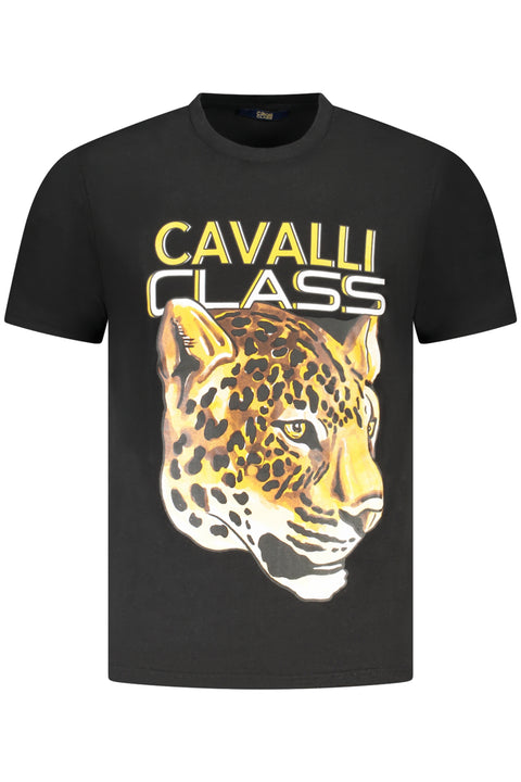 Cavalli Class T-Shirt Maniche Corte Uomo Nero