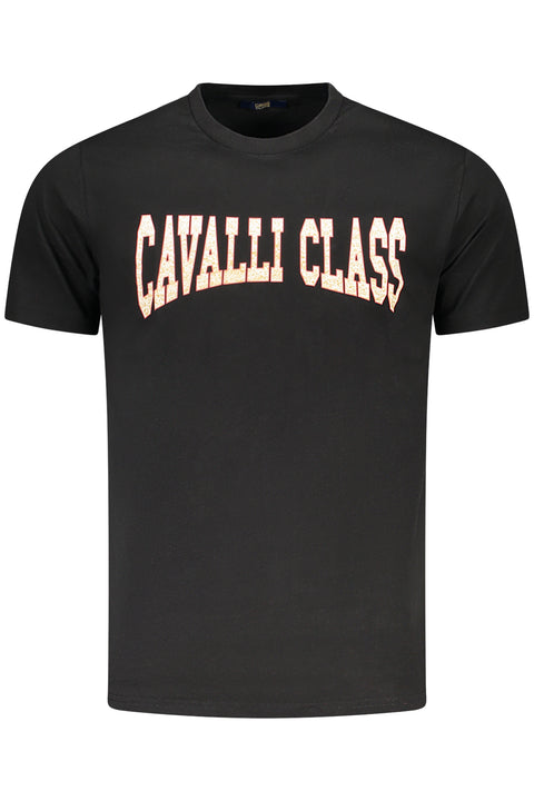 Cavalli Class T-Shirt Maniche Corte Uomo Nero