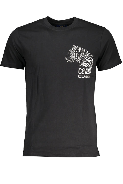Cavalli Class T-Shirt Maniche Corte Uomo Nero