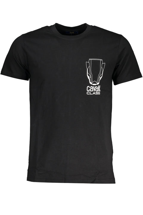 Cavalli Class T-Shirt Maniche Corte Uomo Nero