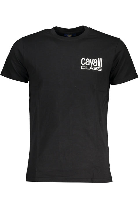 Cavalli Class T-Shirt Maniche Corte Uomo Nero
