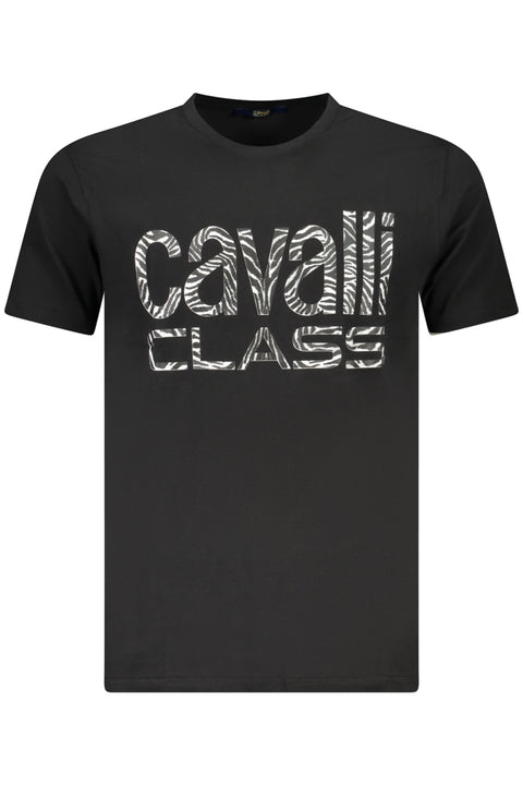 Cavalli Class T-Shirt Maniche Corte Uomo Nero