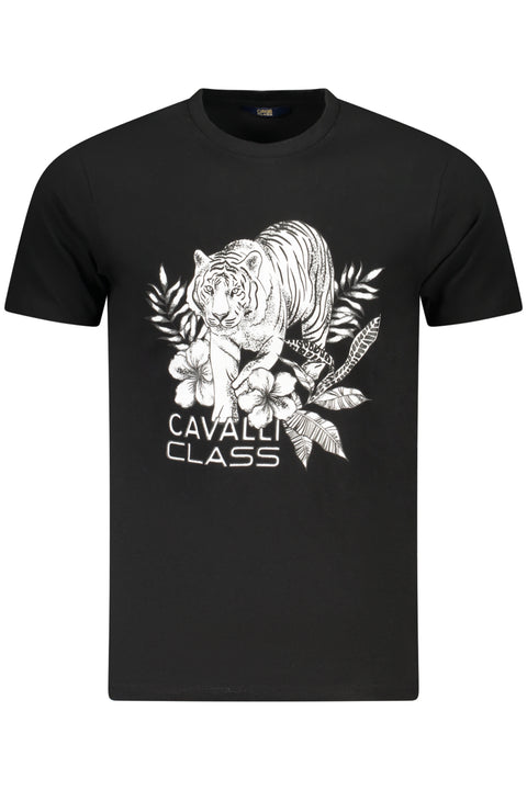 Cavalli Class T-Shirt Maniche Corte Uomo Nero