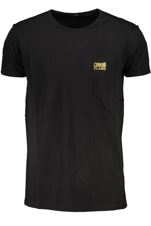 Cavalli Class T-Shirt Maniche Corte Uomo Nero