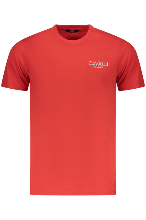 Cavalli Class T-Shirt Maniche Corte Uomo Rosso
