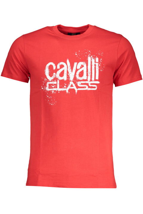 Cavalli Class T-Shirt Maniche Corte Uomo Rosso