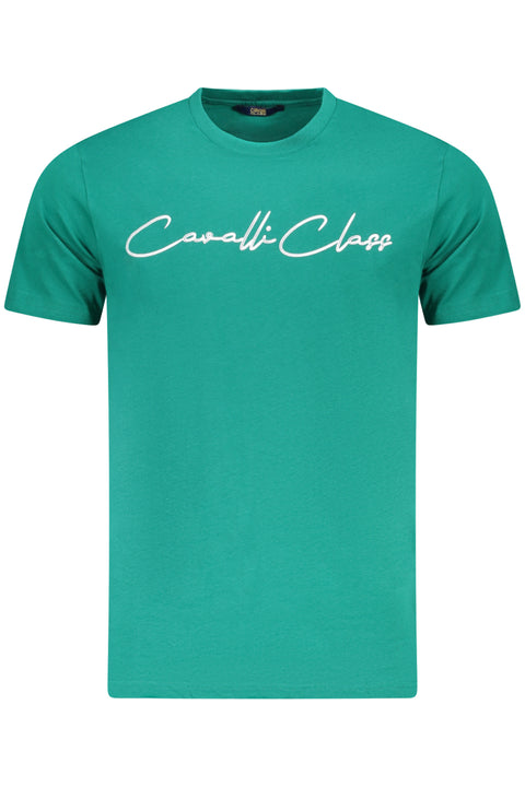 Cavalli Class T-Shirt Maniche Corte Uomo Verde