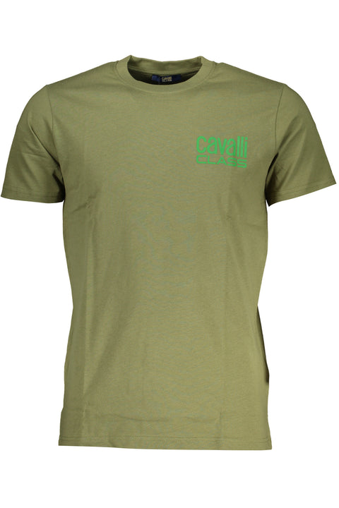 Cavalli Class T-Shirt Maniche Corte Uomo Verde