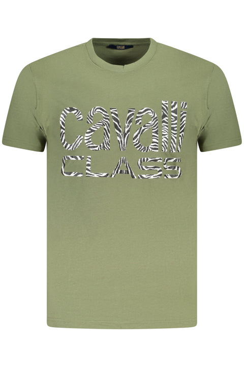 Cavalli Class T-Shirt Maniche Corte Uomo Verde