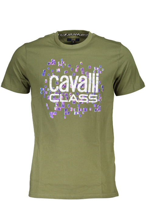Cavalli Class T-Shirt Maniche Corte Uomo Verde