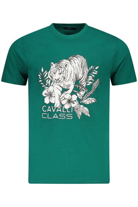 Cavalli Class T-Shirt Maniche Corte Uomo Verde