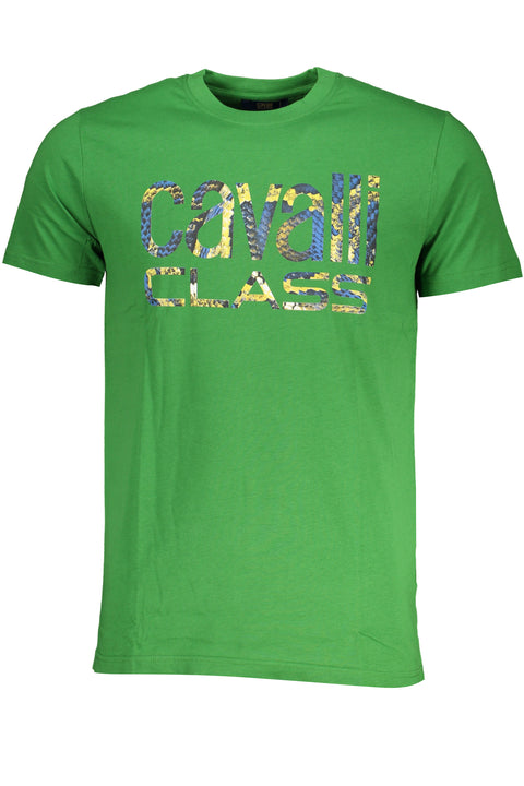 Cavalli Class T-Shirt Maniche Corte Uomo Verde