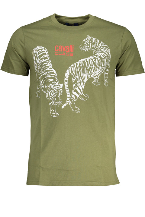 Cavalli Class T-Shirt Maniche Corte Uomo Verde