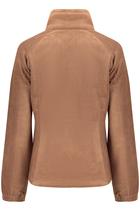 Columbia Felpa Con Zip Donna Marrone