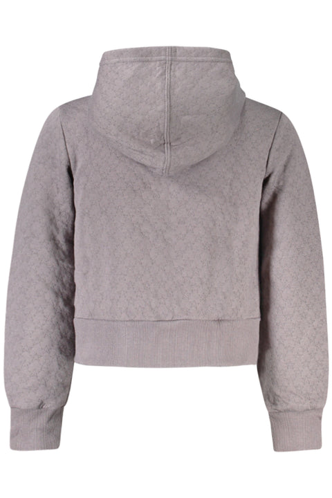 Converse Felpa Con Zip Bambina Grigio