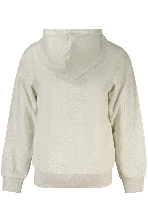 Converse Felpa Con Zip Bambino Grigio