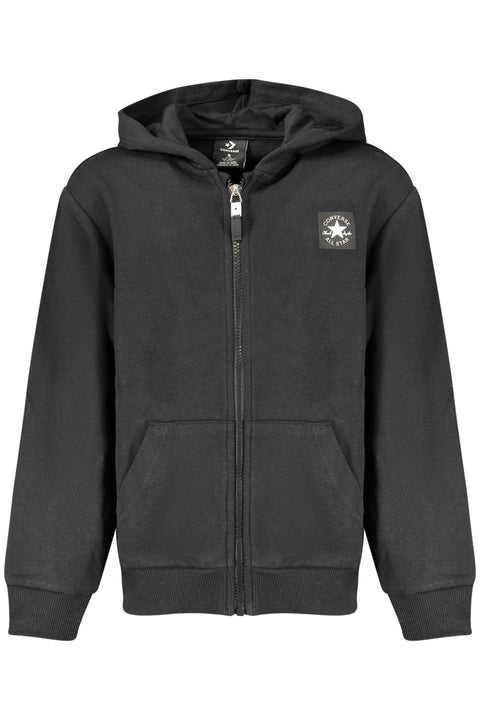 Converse Felpa Con Zip Bambino Nero