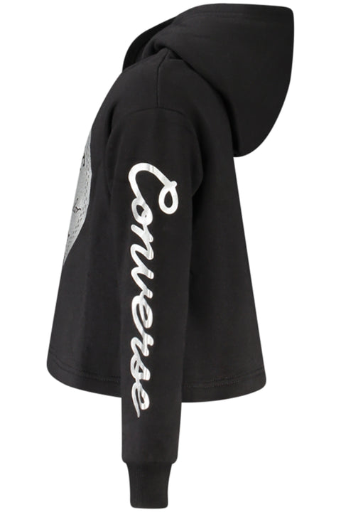 Converse Felpa Senza Zip Bambina Nero