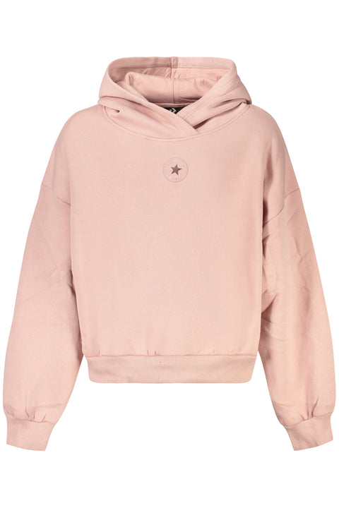 Converse Felpa Senza Zip Bambina Rosa