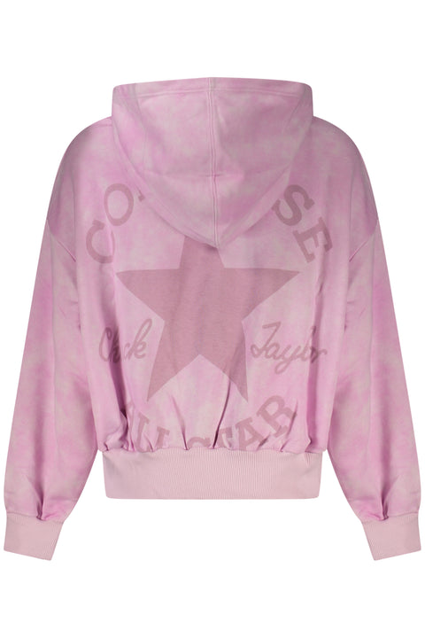 Converse Felpa Senza Zip Bambina Rosa