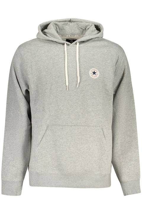 Converse Felpa Senza Zip Uomo Grigio
