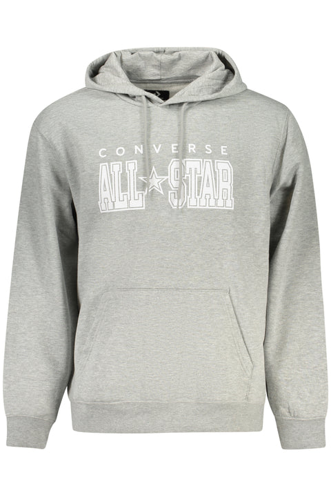 Converse Felpa Senza Zip Uomo Grigio