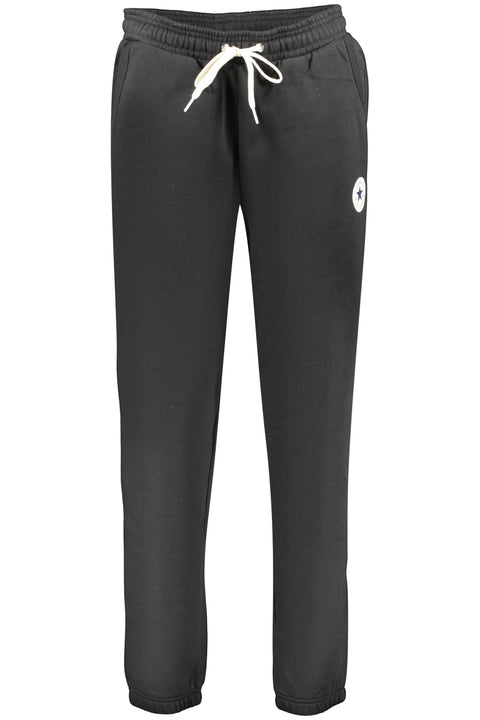 Converse Pantalone Tuta Lungo Donna Nero
