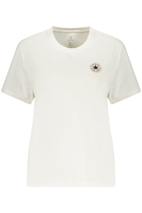 Converse T-Shirt Maniche Corte Donna Bianco